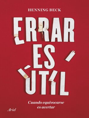 cover image of Errar es útil